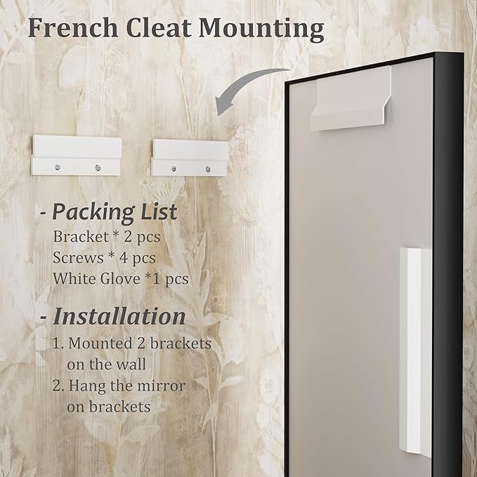 28x32 Inch Black Rectangle Bathroom Mirror, Matte Black Framed Vanity Mirror for Wall, Square Corner, Anti-Rust, Hangs Horizontally or Vertically