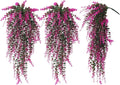 Fake Monkey Plants Hanging Eucalyptus Vines Fake Vines Faux Hanging Plants for Outdoor Garden Yard Backdrop Decor Indoor Room Table Wall Home Hanging Decoration(Fuchsia)