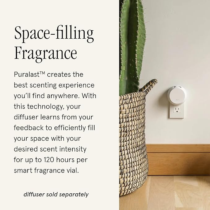 Pura & Unify Co. Home Scent Refill - Smart Air Diffuser - Up to 120-Hours of Luxury Fragrance per Refill - Home Essential - Clean & Safe Diffuser Fragrance - 2 Pack, Salt