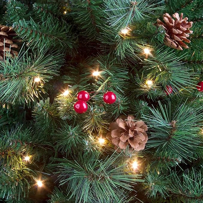 Dazzle Bright Warm White Christmas Mini String Lights, 20FT 100 Count Incandescent Waterproof Fairy Lights Plug in, Connectable Christmas Decorations for Indoor Outdoor Home Party Garden Yard