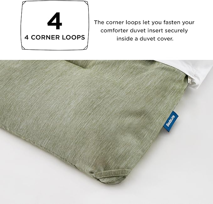 Bedsure Oversized King Comforter Set - Olive Green Soft Bedding for All Seasons, Cationic Dyed Bed Set, 3 Pieces, 1 Oversized King Size Comforter (120"x98") and 2 Pillow Shams (20"x36"+2")