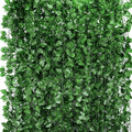 Tbestmax 237 Feet 36 Pack Artificial Ivy Leaf Plants, Green Vine Leaves, Greenery Hanging Garland, Fake Foliage Flowers for Home Kitchen Garden Office Wedding Wall Decor