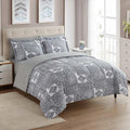 Sweet Home Collection 7 Piece Comforter Set Bag Solid Color All Season Soft Down Alternative Blanket & Luxurious Microfiber Bed Sheets, Tulsa, Queen