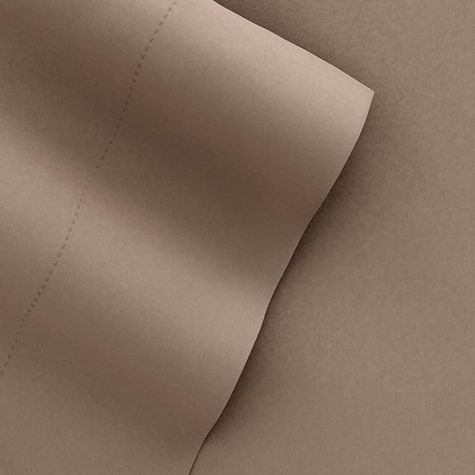 Linen Market Double-Brushed Microfiber California King Sheet Set 4 Piece – Oeko-TEX Certified Ultra Soft & Wrinkle-Free - 16" Deep Pocket Sheets Easy Care Cal-King Size - Taupe